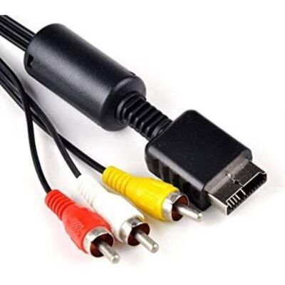 Cabo Av Audio E Video Rca Playstation Ps3 Ps2 Ps1