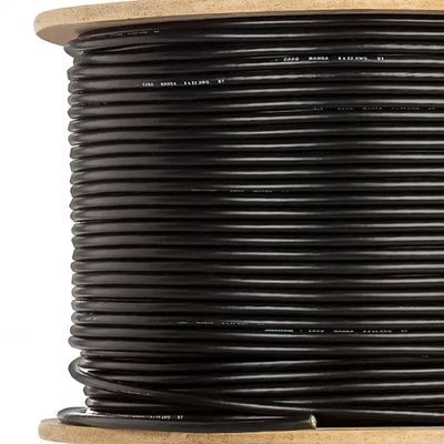 Cabo Manga 6x26 AWG - com Blindagem Preto - 4 Metros