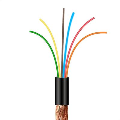 Cabo Manga 6x26 AWG - com Blindagem Preto - 40 Metros