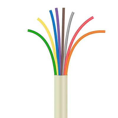 Cabo Manga 8X22 AWG - sem Blindagem Bege - 5 Metros