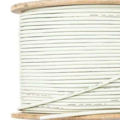 Cabo Manga 8x26 AWG - sem Blindagem Bege - 4 Metros