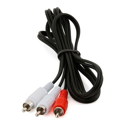Cabo 2 RCA M Para 1 RCA M Niquelado - 1,8 Metros