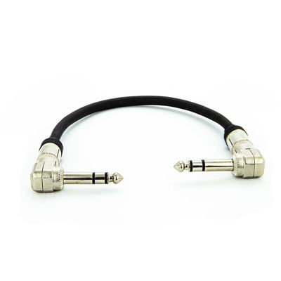 Cabo Adaptador P10 90º X P10 90º Estereo - 1,8 Metro