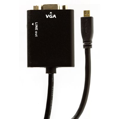 Cabo Adaptador Micro HDMI para VGA - Cirilo Cabos