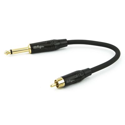 Cabo Adaptador RCA para P10 Profissional Mono - 30 cm