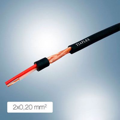 Cabo Microfone Estereo Blindagem 2x0.20 - 100 Metros