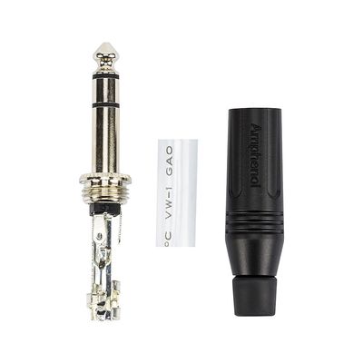 Cabo P10 Para P10 Estereo Amphenol Black - 3 Metros