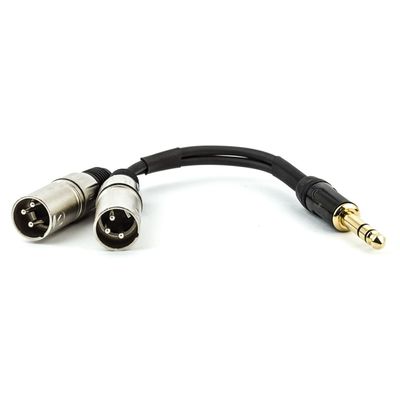 Cabo P10 Estereo Para 2 XLR - 10 Metros