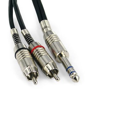 Cabo P10 Estereo Para 2 RCA Macho Santo Angelo - 70 Metros