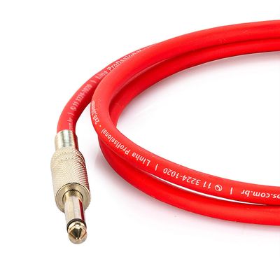 Cabo P10 para P10 Mono - Vermelho 35 Metros