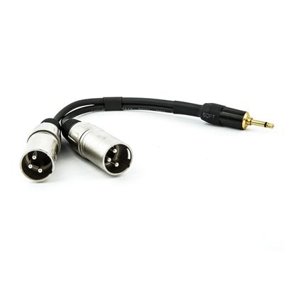 Cabo P2 Mono para 2 XLR Macho 2 Metros
