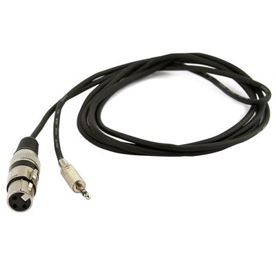 Cabo P2 Estereo Para XLR Femea - 8 Metros