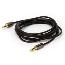 Cabo P2 Para P2 Estereo Com Capa Metálica Cirilo Cabos - 3 Metros