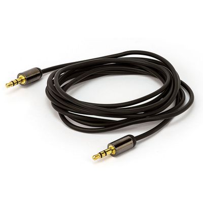 Cabo P2 Para P2 Estereo Com Capa Metálica Cirilo Cabos - 8 Metros