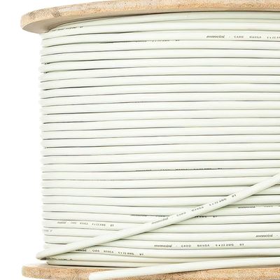 Cabo Manga 2X26 AWG - sem Blindagem Bege - 20 Metros