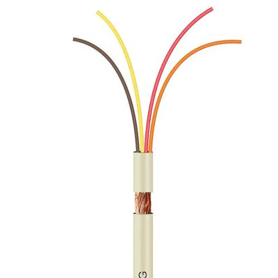 Cabo Manga 4x26 AWG - com Blindagem Bege - 100 Metros