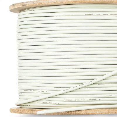 Cabo Manga 4x22 AWG - com Blindagem Bege - 3 Metros