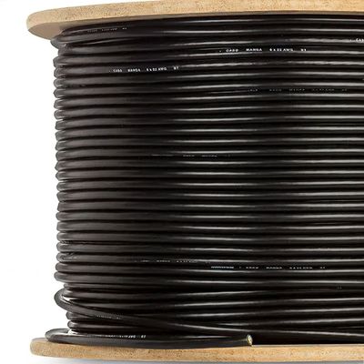 Cabo Manga 5x26 AWG - com Blindagem Preto - 10 Metros