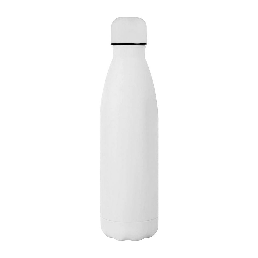 Garrafa Cantil De Inox 500ml Branco Wellmix