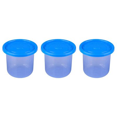 Kit com 3 Porta Condimentos Pequenos Azul LP House