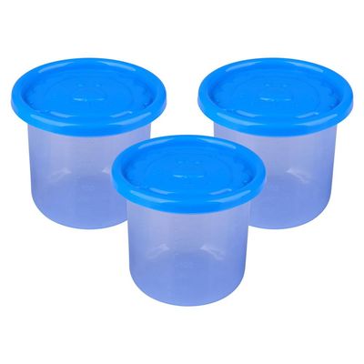 Kit com 3 Porta Condimentos Pequenos Azul LP House