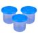 Kit com 3 Porta Condimentos Pequenos Azul LP House