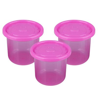 Kit com 3 Porta Condimentos Pequenos Rosa LP House