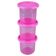 Kit com 3 Porta Condimentos Pequenos Rosa LP House
