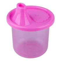 Copo Infantil Rosa com Bico 200 ml LP House