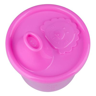 Copo Infantil Rosa com Bico 200 ml LP House