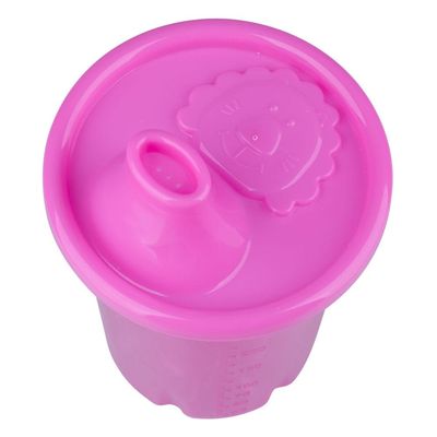 Copo Infantil Grande com Bico 300ml Rosa LP House