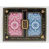 Baralho Lacrado Kem Arrow Narrow Standard Vermelho Azul