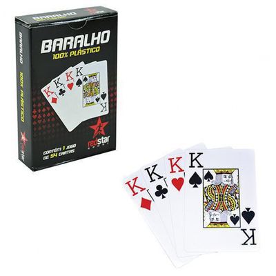 Baralho Unitário De Plastico 5,6X8,6Cm