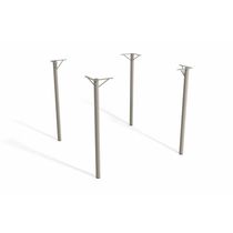 Base Mesa De Jantar Sena M057 Aço S-tampo Niquel
