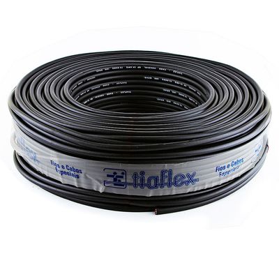 Cabo Coaxial Digital 75 OHMS Blindado Cristal - 10 Metros