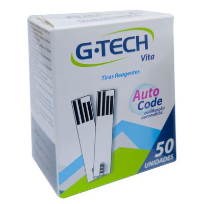 Tiras Reagentes de Teste Glicose G-Tech Vita