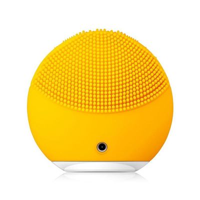 Esponja Elétrica massageadora Para Limpeza Facial Amarelo