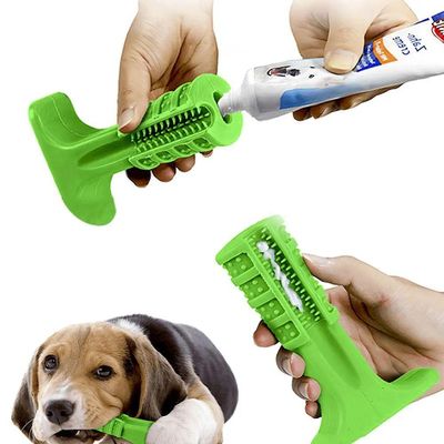 Escova Dentes Mordedor Canino Tartaro Medio Pet Cao