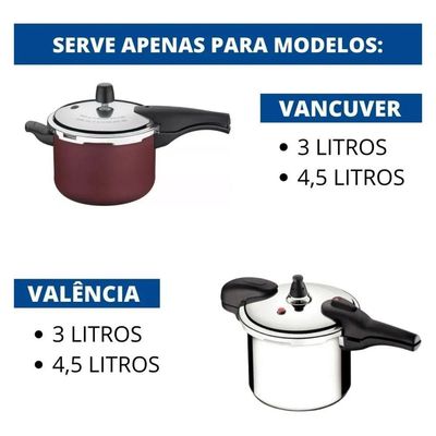 Borracha Anel Silicone 20cm Panela Pressão De 4,5l Vancouver