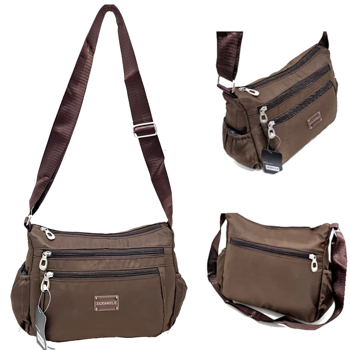 Bolsa Transversal Em Nylon Tactel F9916