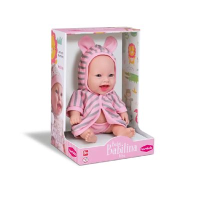 Boneca Baby Babilina Banho Mini 728 - BAMBOLA
