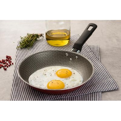 Frigideira Alumínio 16 Cm Loreto Vermelha Tramontina