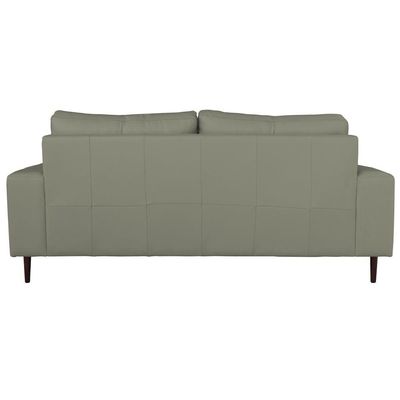 Sofá 03 Lugares Sala de Estar Recepção 240cm Brad Couro Fendi - Gran Belo
