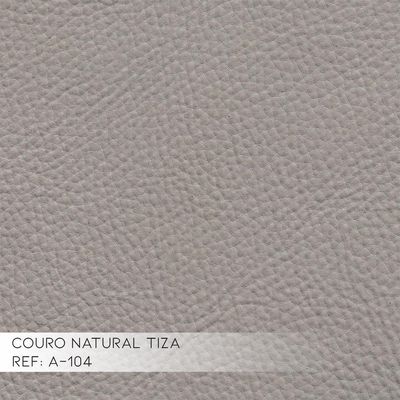 Sofá 4 Lugares Maggiore 260cm Couro Off White - Gran Belo