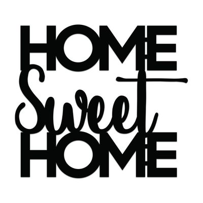 Placas Quadros Decorativos Home Sweet Home 3d Em Mdf 3mm