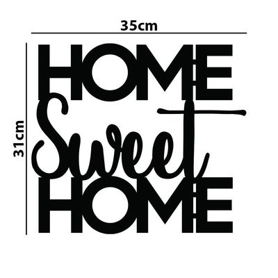 Placas Quadros Decorativos Home Sweet Home 3d Em Mdf 3mm