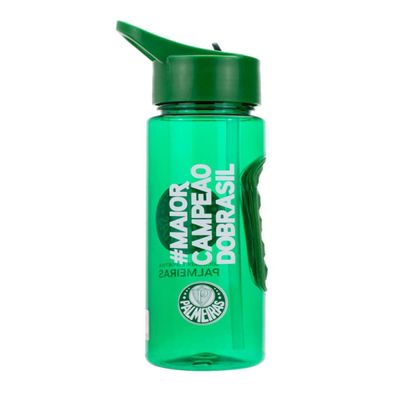Garrafa Plástico Com Canudo 700ml Palmeiras Oficial