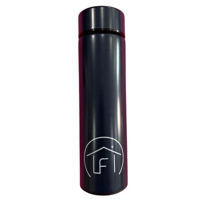 Garrafa De Inox Térmica Com Display Digital Azul