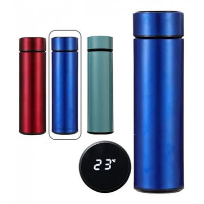 Garrafa Térmica Squeeze Display Led Inteligente Verde
