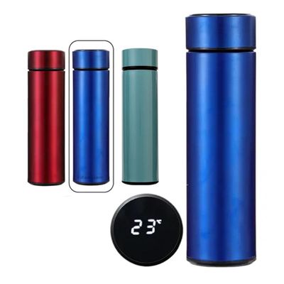 Garrafa Térmica Squeeze Display Led Inteligente Verde